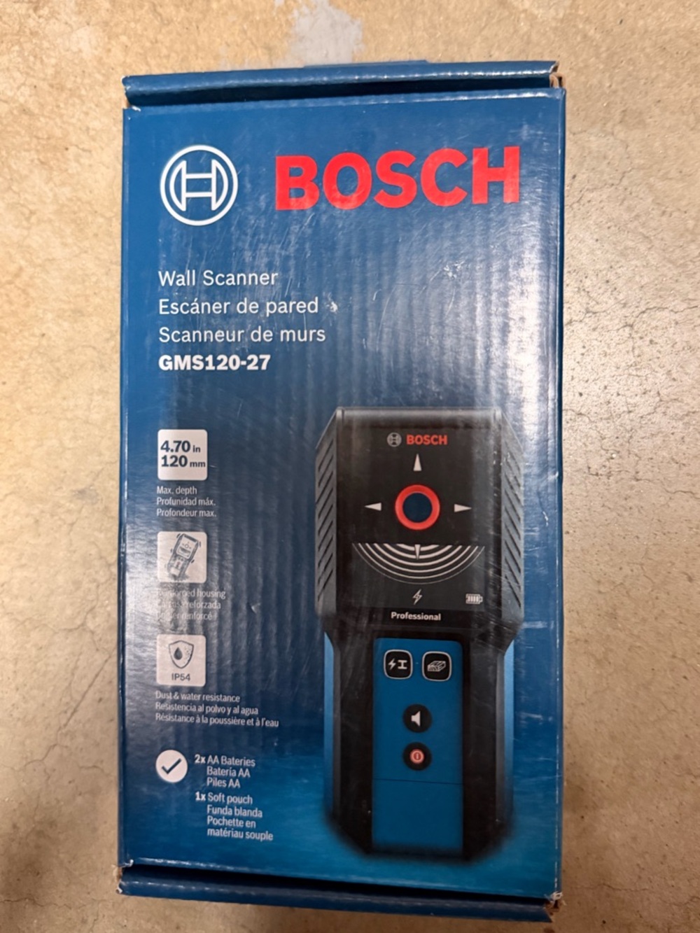 BOSCH GMS120-27 Professional Wall Scanner